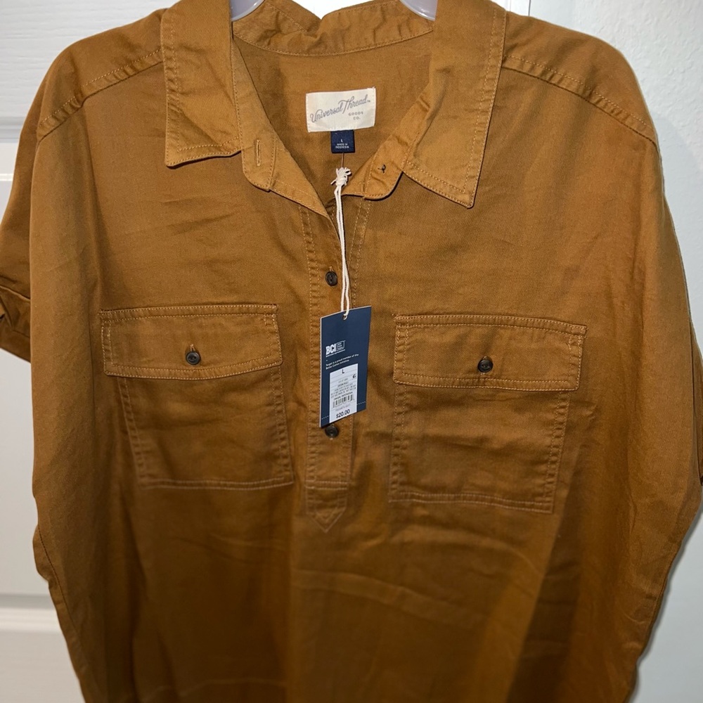 universal thread brown shirt size L